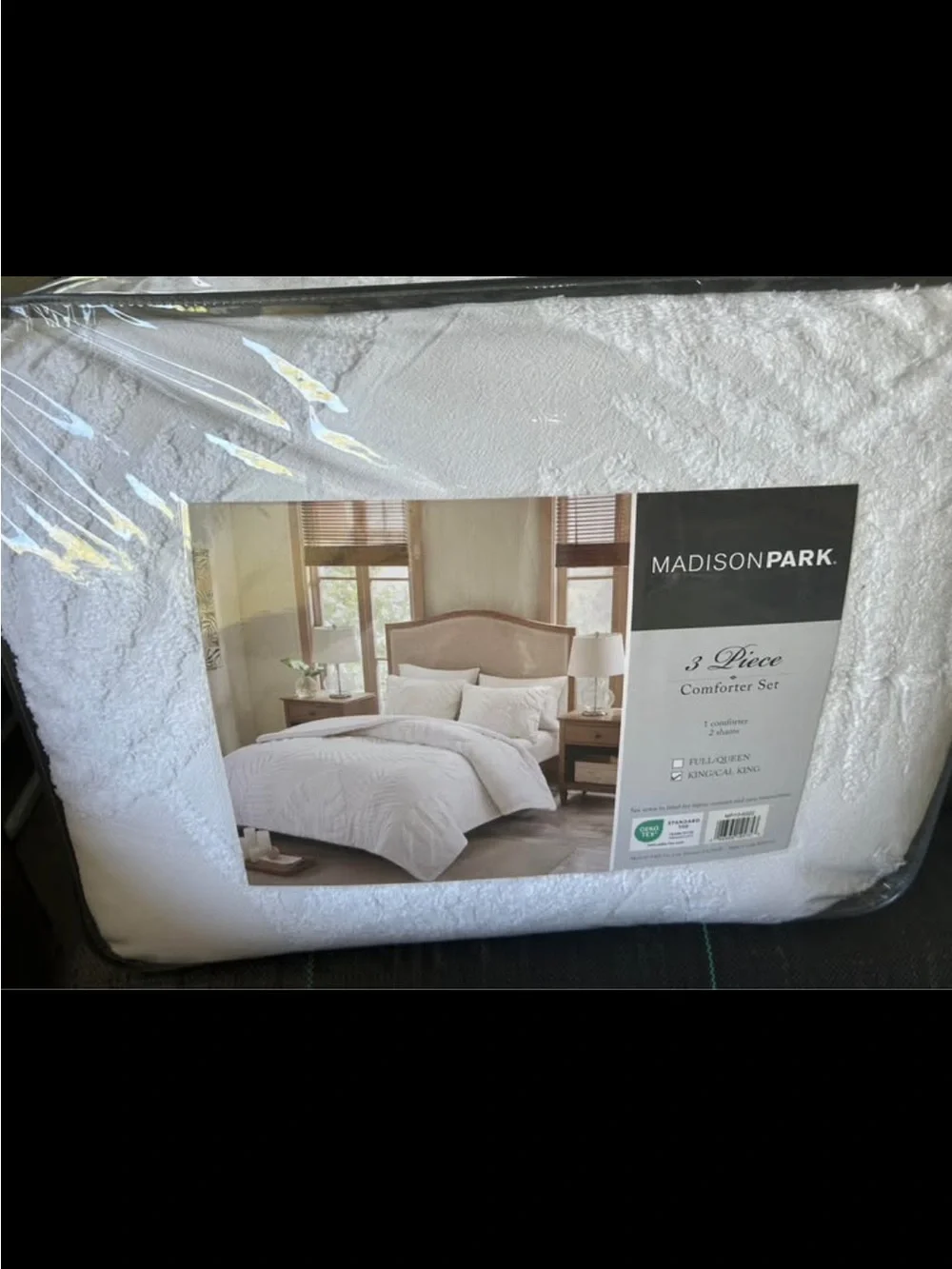 Madison Park Tufted Chenille Cotton Comforter, All Season Bedding Set, Cal King